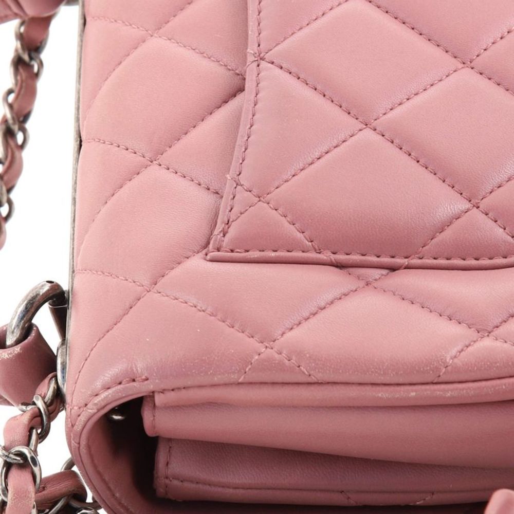 Chanel Trendy CC Top Handle Bag Quilted Lambskin Small Neutral - Picture 9 of 10